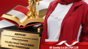 Ofi Sasmita,Kemitraan Polres Pegunungan Arfak dengan Media Wujud Transparansi dan Demokrasi