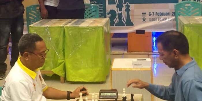 Sekda Bolmut dr. Jusnan Jadi Tamu Kehormatan Open Turnamen Catur Gorut 2026